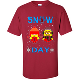 Snow Day Shirt For Los Angeles Angels Vs Minion Fans pingpong