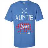 Aunt Shirt Buffalo Plaid Family Camp Bear Tee - Shirt