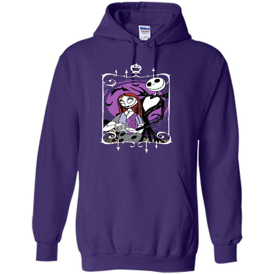 Disney Nightmare Before Christmas Jack And Sally T-Shirt - Hoodie