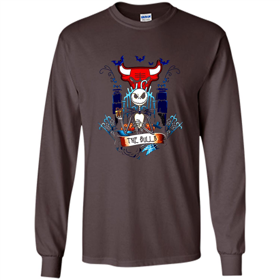Chicago Bulls Halloween The Nightmare Before Christmas - Long Sleeve T-Shirt
