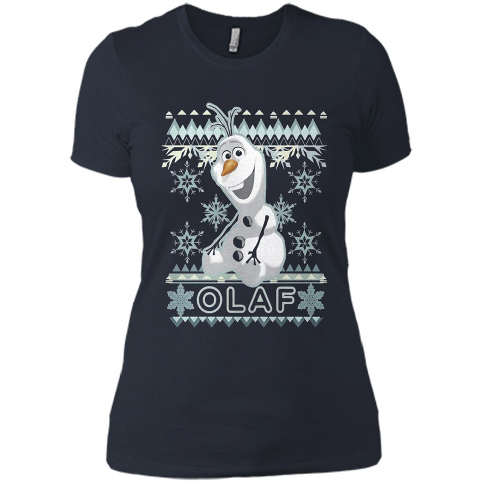 Olaf frozen ugly christmas sweater - Ladies' Boyfriend T-Shirt