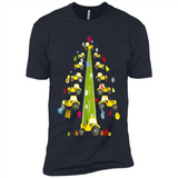 Tractor Car Christmas Tree T-shirt For Drivers
