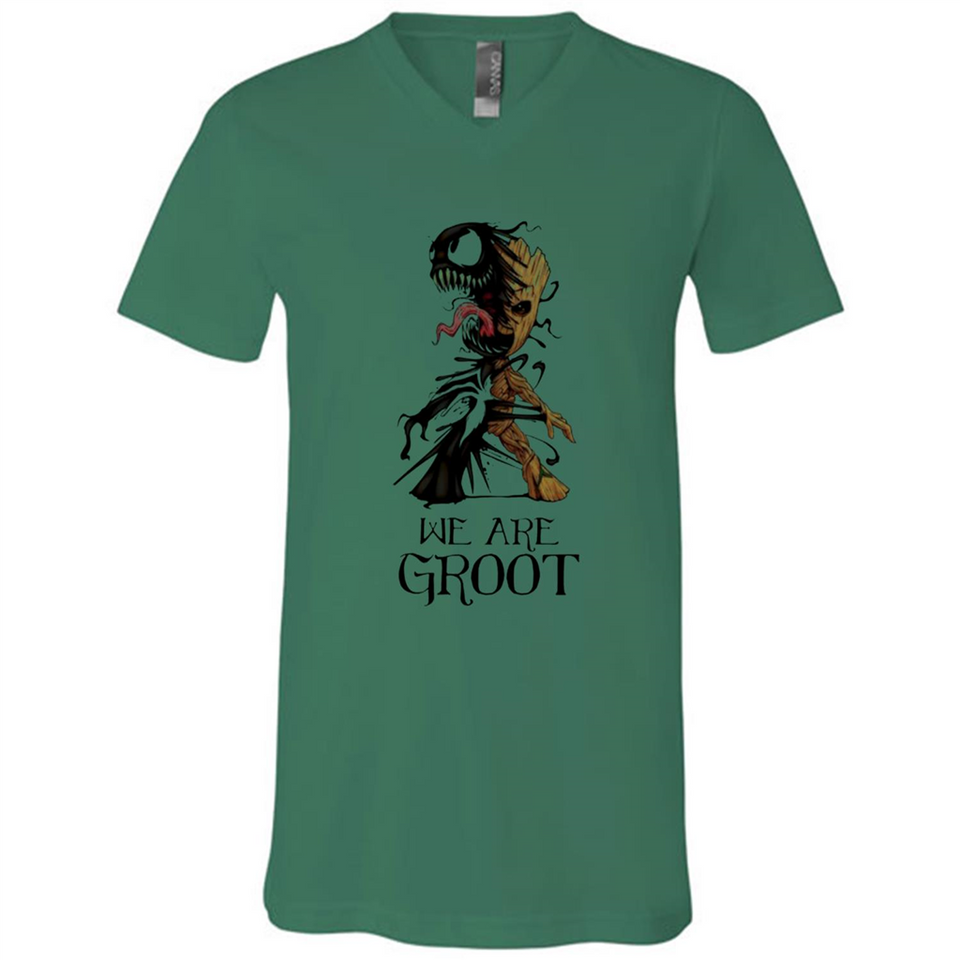 We Are Groot Venom MERCHCUTE - Canvas Unisex V-Neck