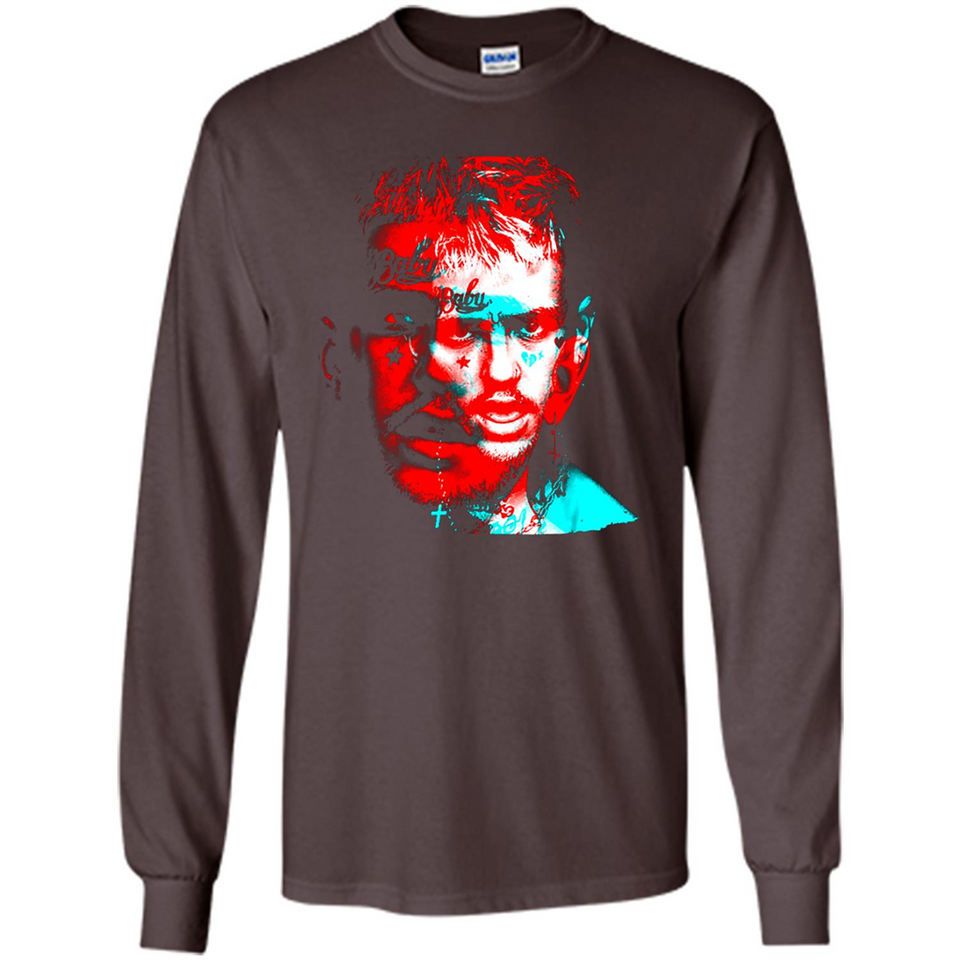 Lil Peep Rapper Fan Wear Shirt Ladies' Boyfriend Shirt - Long Sleeve T-Shirt