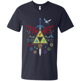 Song of Christmas Time the Legend of Zelda Ugly Sweater Perfect Christmas - Men's V-Neck