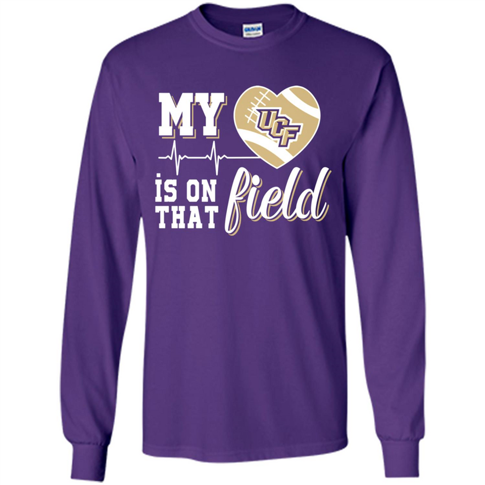 UCF Knights Football My Heart is on that Field - Long Sleeve T-Shirt