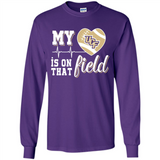 UCF Knights Football My Heart is on that Field - Long Sleeve T-Shirt