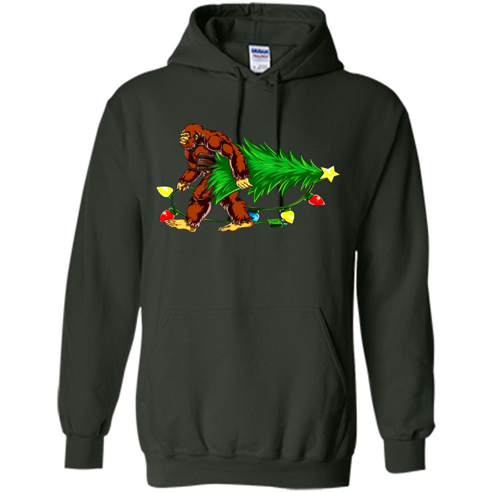Hugging Christmas Tree Bigfoot PING PONG