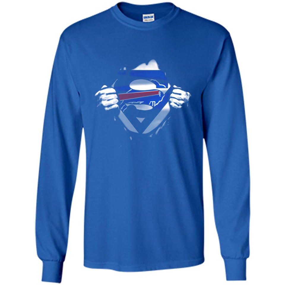 Buffalo Bills And Superman Fans - Long Sleeve T-Shirt