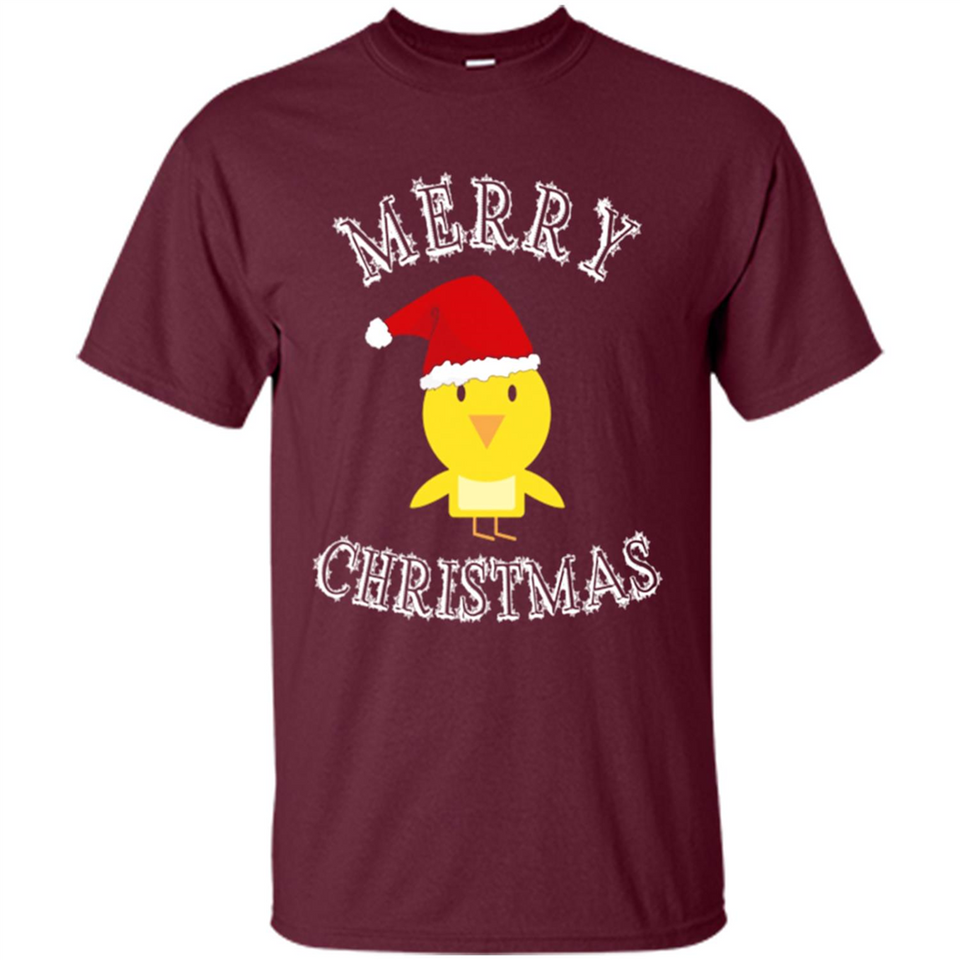 Bird Santa Merry Christmas T-Shirt - Birds Watchers Xmas - Shirt