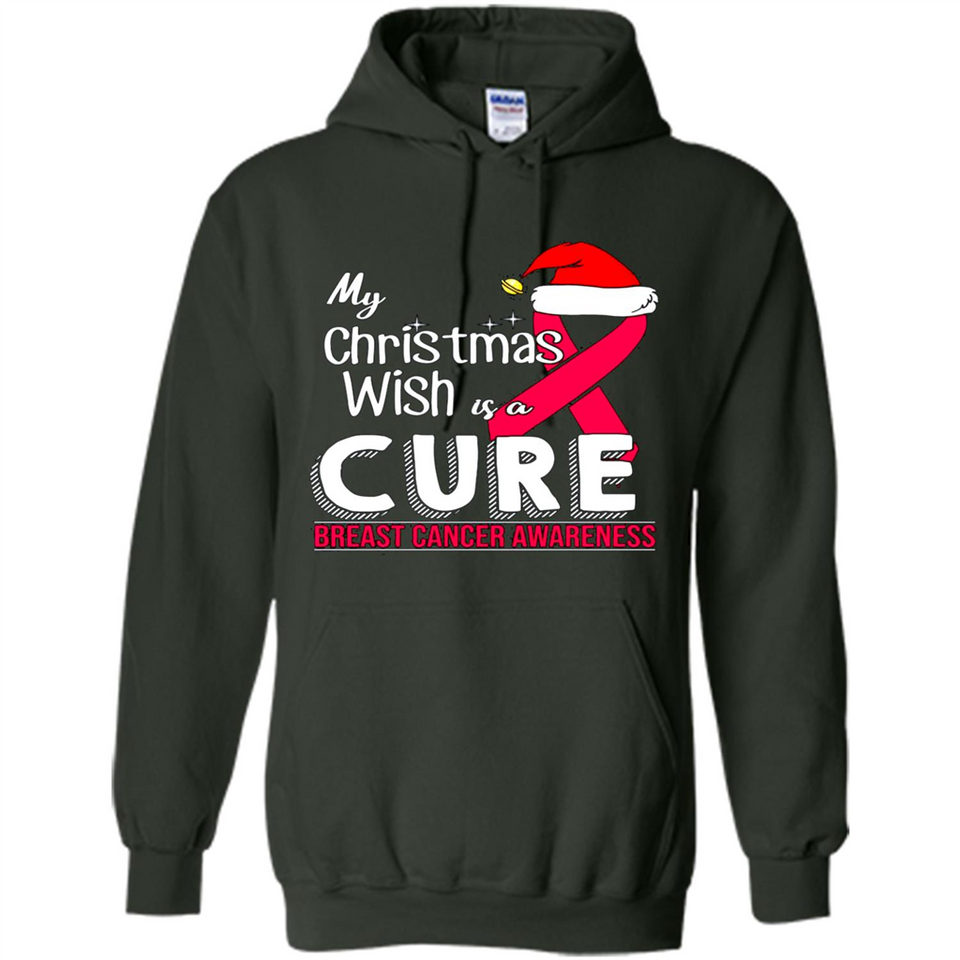 My Christmas Wish Is A Cure Breast Cancer Awareness sweater PINGPONG
