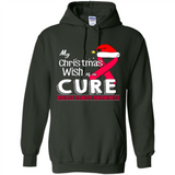 My Christmas Wish Is A Cure Breast Cancer Awareness sweater PINGPONG