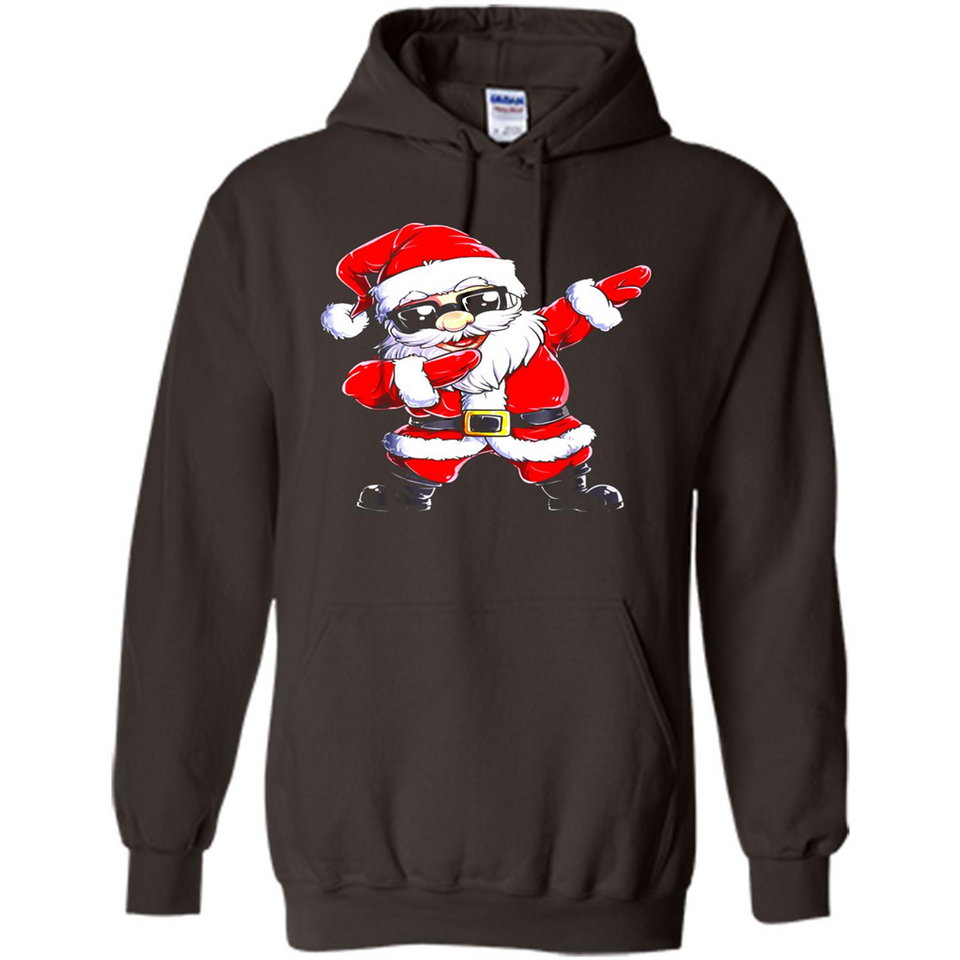 Christmas shirt Dabbing Santa Claus Xmas Gift - Hoodie
