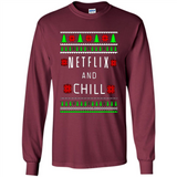 Netflix And Chill Christmas sweater PINGPONG