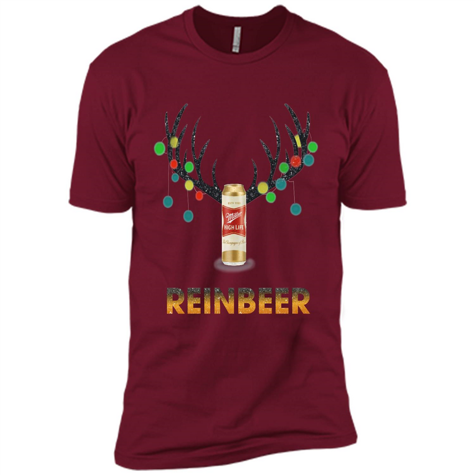 Reinbeer Miller High Life Christmas sweater Canvas USA