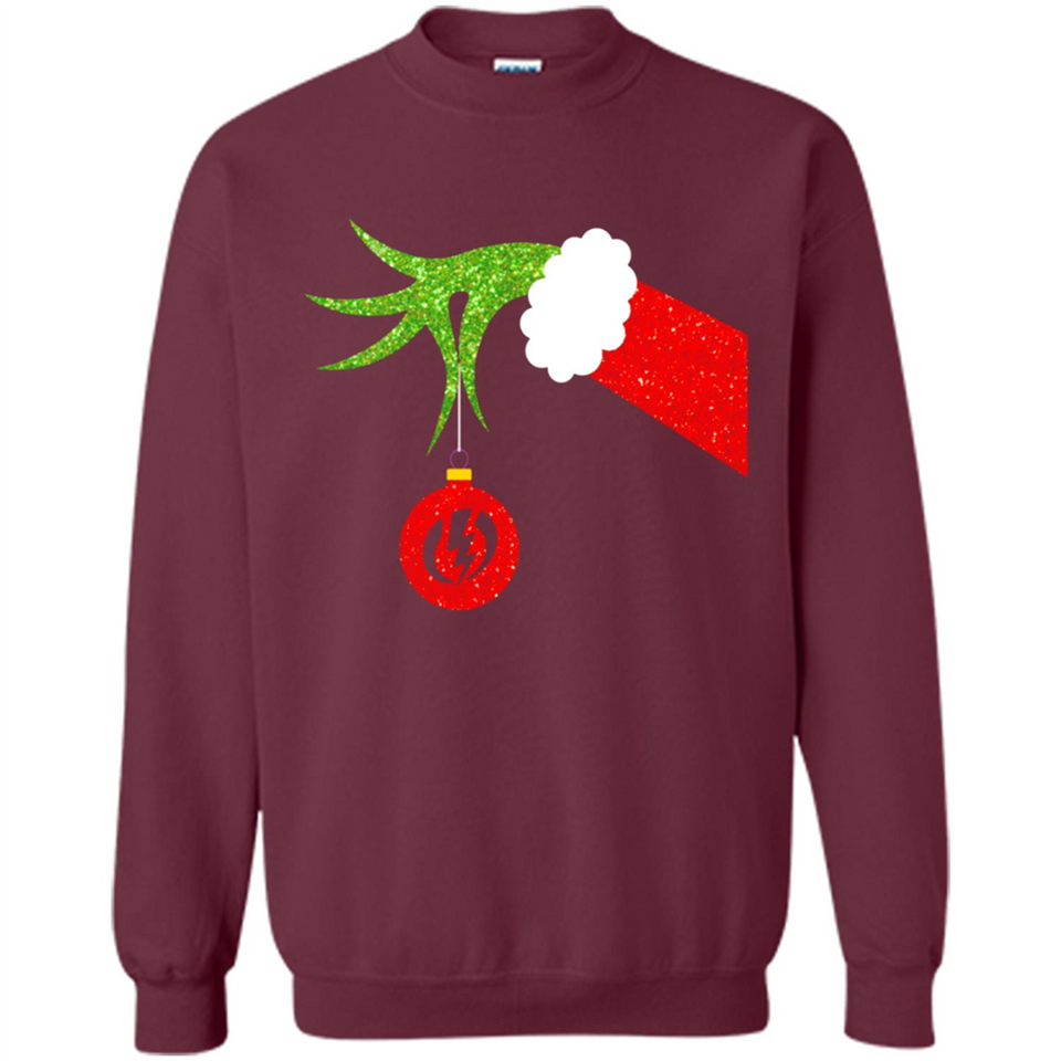 Funny Grinch Hand Holding Electric Ornament Christmas PING PONG