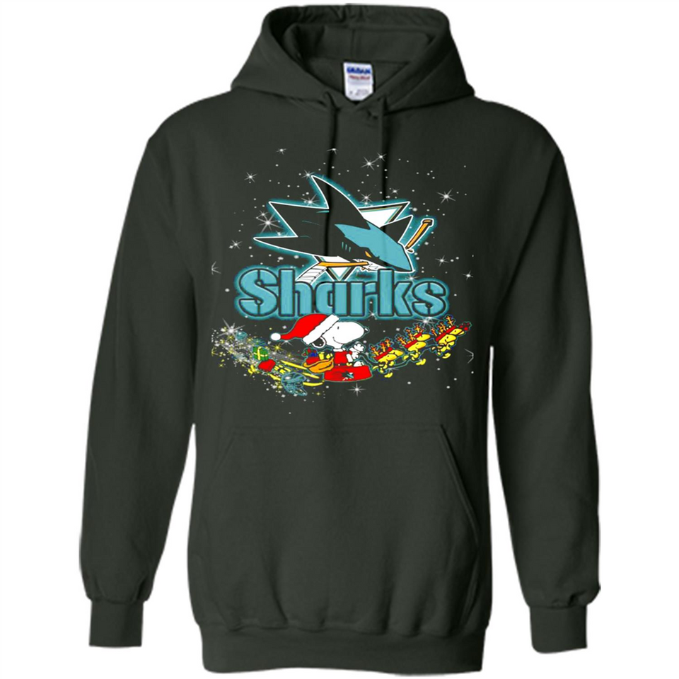 Snoopy Christmas San Jose Sharks - Hoodie