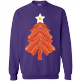 Bacon & Eggs Over Easy Fried Food Breakfast Xmas Tree Foodie - Sweatshirt