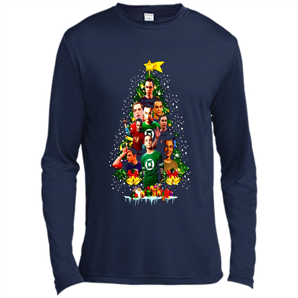 Sheldon Cooper Christmas tree sweater PINGPONG
