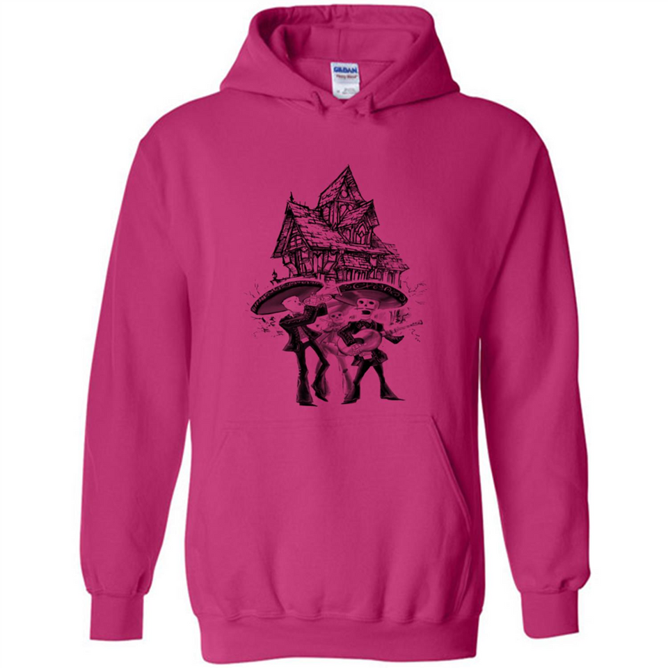 Mariachi Skeleton Shirt Dia De Los Muertos Tequila - Hoodie