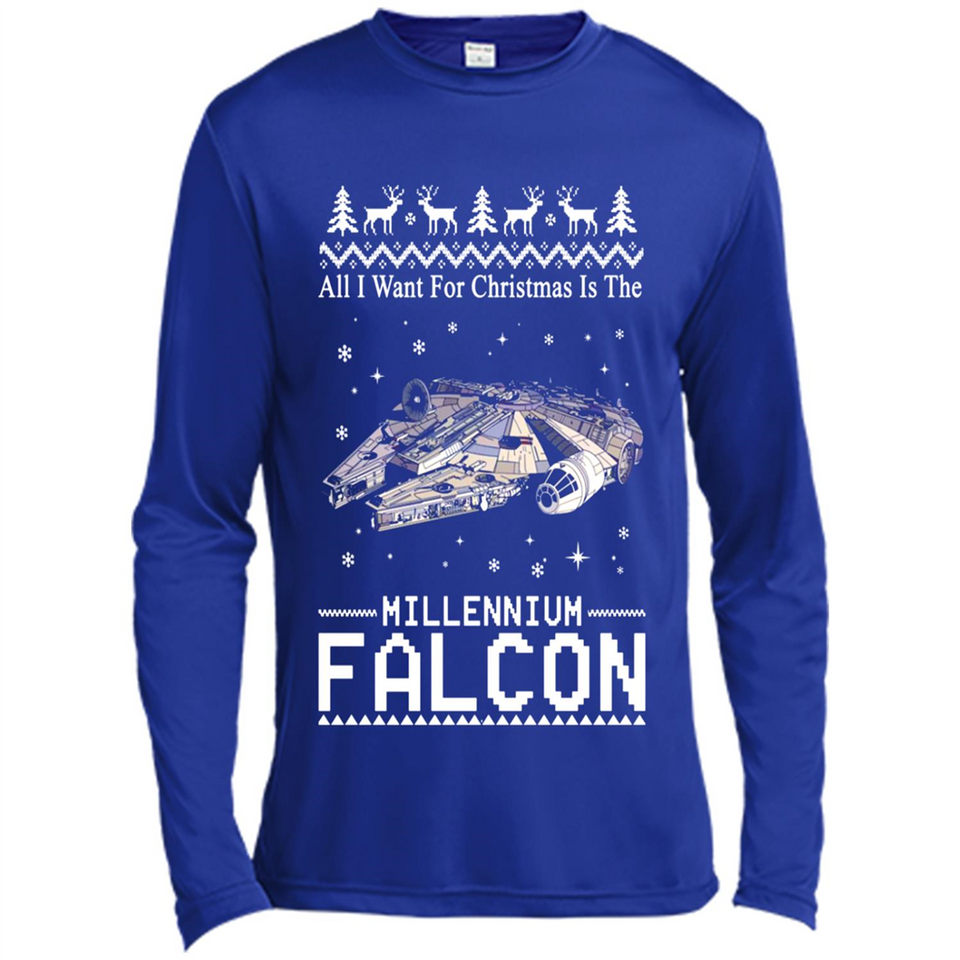 All I Want For Christmas Is The Millennium Falcon ugly PINGPONG