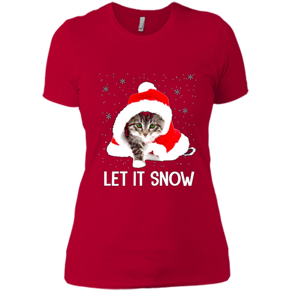 Let It Snow Cat Christmas sweater PINGPONG