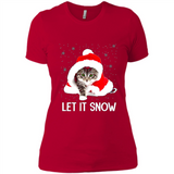 Let It Snow Cat Christmas sweater PINGPONG