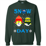 Snow Day Shirt For Denver Broncos Vs Minion Fans pingpong