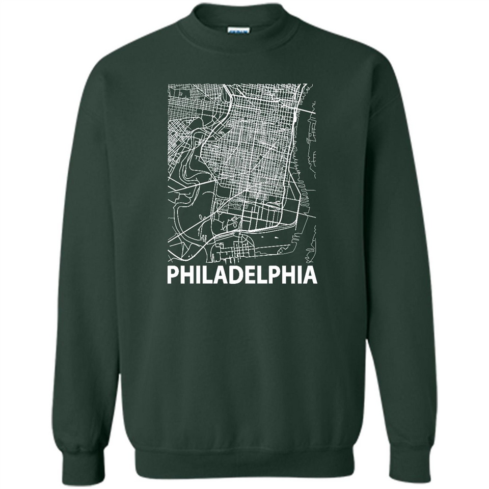 Philadelphia Pennsylvania City Map Souvenir
