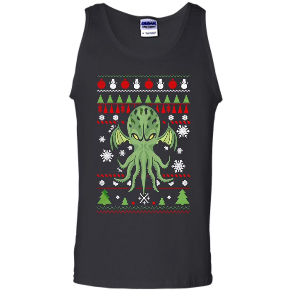 Octopus Ugly Sweater Christmas - Tank Top