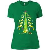 Tractor Car Christmas Tree T-shirt For Drivers
