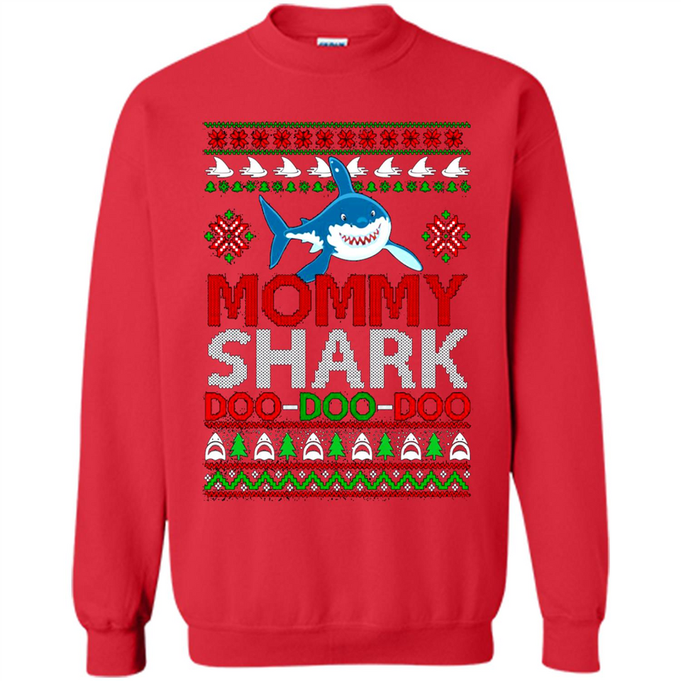 Mommy shark Doo Doo Doo Christmas sweatshirt PINGPONG