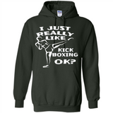 Kick Boxing Shirt Kick Boxer Boxing Workout - Hoodie