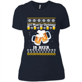 All I want for Christmas is Beer sweater - Ladies' Boyfriend T-Shirt