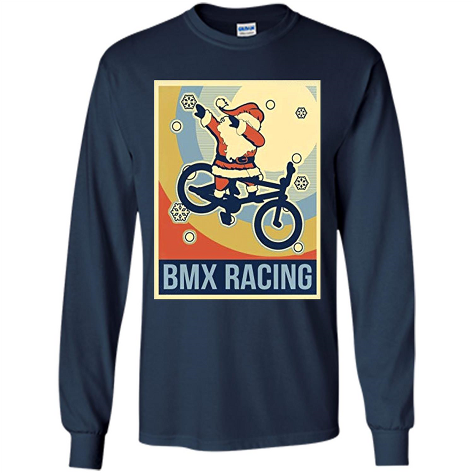 bmx racing dabbing Santa Christmas