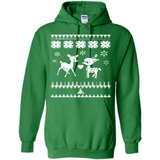 Rudolph and Clarice Ugly Christmas Sweater - Hoodie
