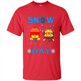 Snow Day Shirt For Detroit Tigers Vs Minion Fans pingpong