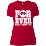 Michigan Wolverines Forever For ever not just when we win - Ladies' Boyfriend T-Shirt