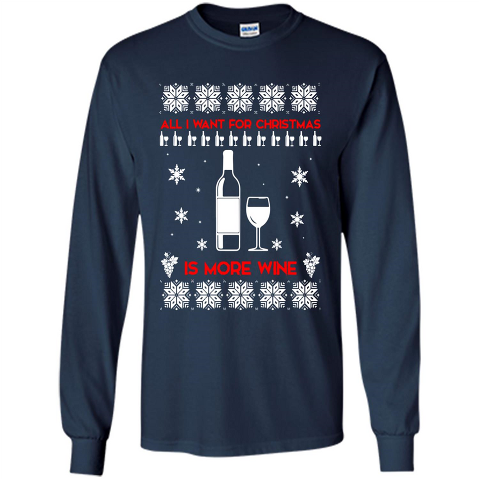 All I Want For Christmas is Wine Ugly sweater PINGPONG