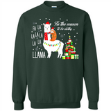 Llama Tis the season to be slothy Christmas sweatshirt PINGPONG - Sweatshirt