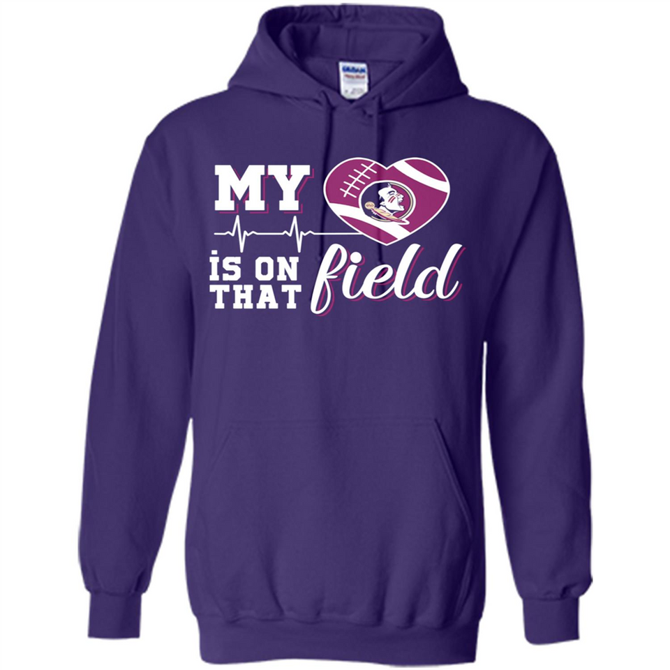 Florida State Seminoles Football My Heart is on that Field - Hoodie