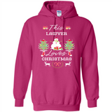This Lawyer Loves Christmas Tree Shirt with Snowman