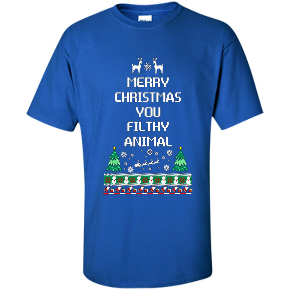Merry Christmas You Filthy Animal Sweatshirt PINGPONG