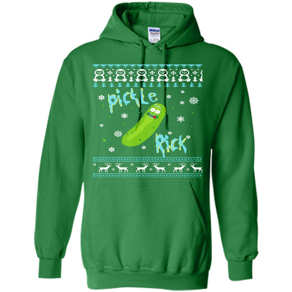 Rick and Morty Pickle Rick Ugly Christmas Sweater - Hoodie