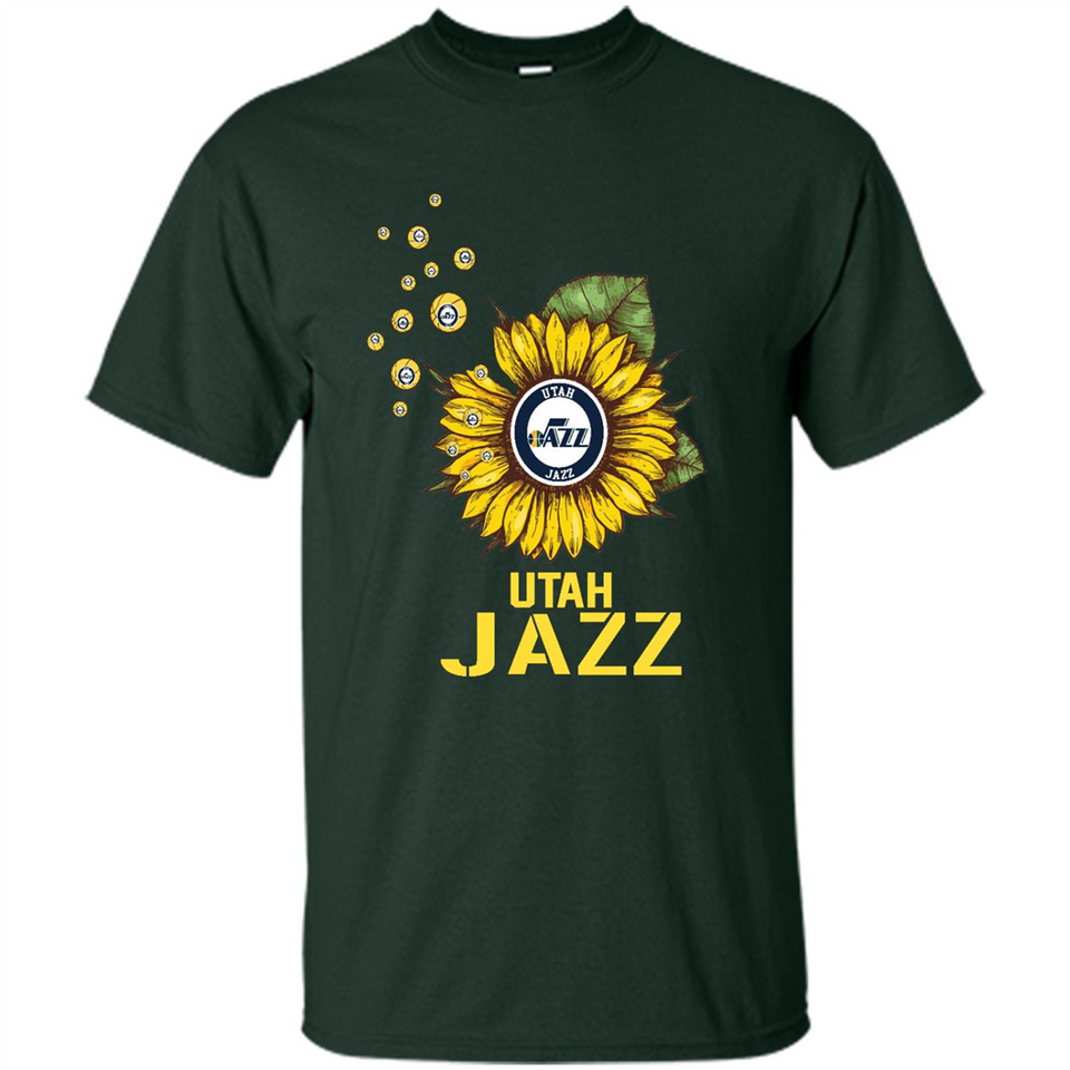 Utah Jazz Basketball Sunflower