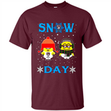 Snow Day Shirt For Brooklyn Nets Vs Minion Fans pingpong