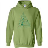 Merry Catmas Funny Cat Christmas Tree Sweatshirt - Hoodie