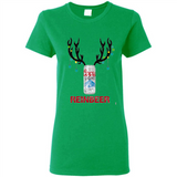 Coors Light Reinbeer Funny Beer Reindeer Christmas Sweatshirt - Ladies Short-Sleeve