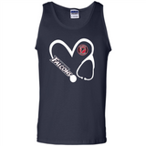 Stethoscope Heart Love Atlanta Falcons For Football Lovers