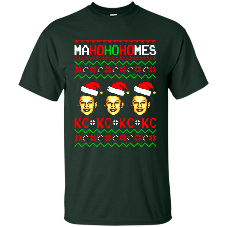 Patrick Mahomes Ma Ho Ho Homes Christmas sweatshirt PINGPONG - Shirt